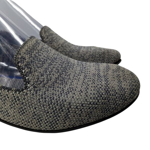 Rothys The Loafer Gray Heathered Flats Shoes Size 7.5 Round Toe Slip On Comfort - Picture 13 of 13